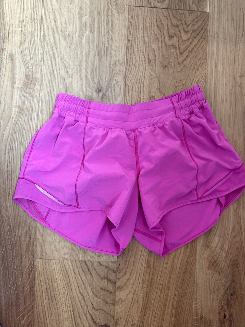 Pink Lululemon Women's Athletic Running Shorts
